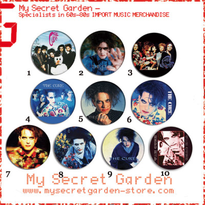 The Cure Robert Smith Pinback Button Badge Set ( or Hair Ties / 4.4 cm Badge / Magnet / Keychain Set )